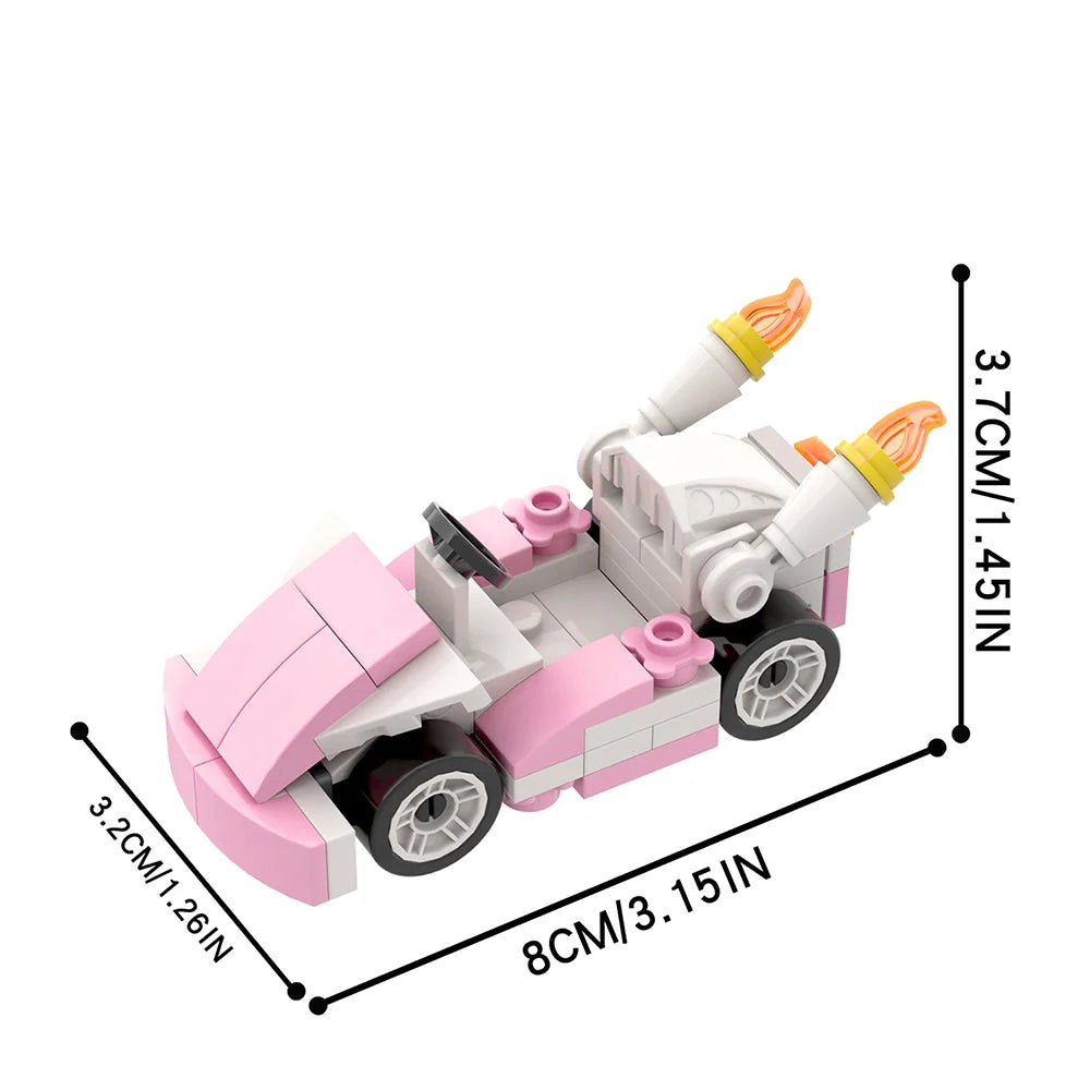 Princess Peach Custom Mario Kart Racing MOC