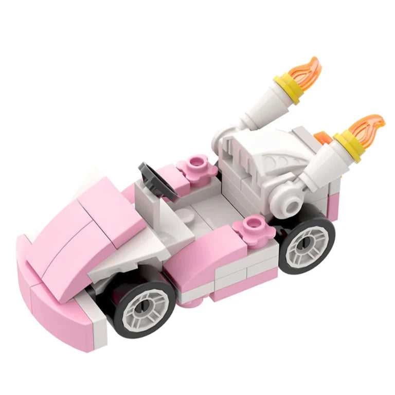 Princess Peach Custom Mario Kart Racing MOC