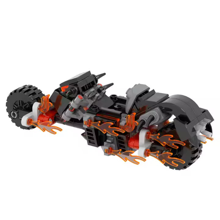 Ghost Rider Hell Cycle Custom Marvel Superhero MOC - Minifigure Bricks