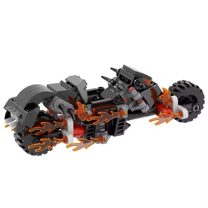 Ghost Rider Hell Cycle Custom Marvel Superhero MOC - Minifigure Bricks
