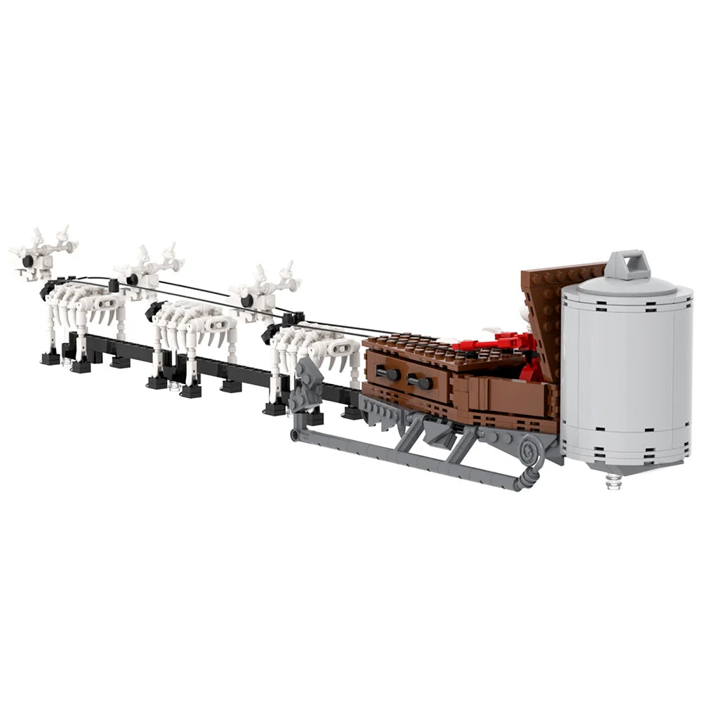 Nightmare Before Christmas Jack Skellington Sleigh Custom MOC - Minifigure Bricks