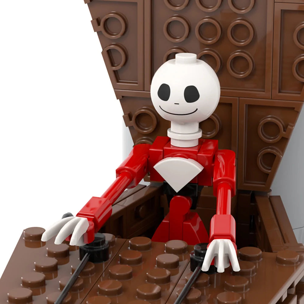Nightmare Before Christmas Jack Skellington Sleigh Custom MOC - Minifigure Bricks