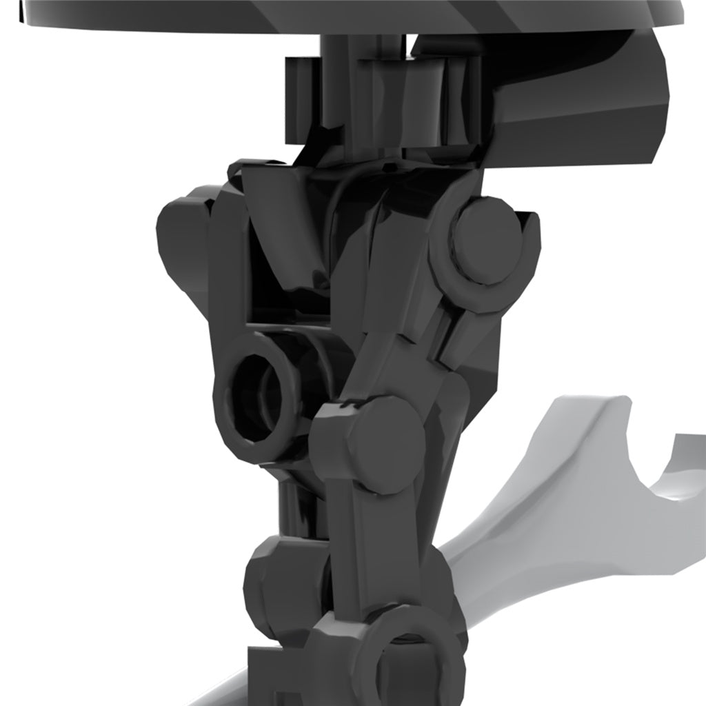 6 x DUM-series Pit Droid (Black) custom Star Wars Minifigure