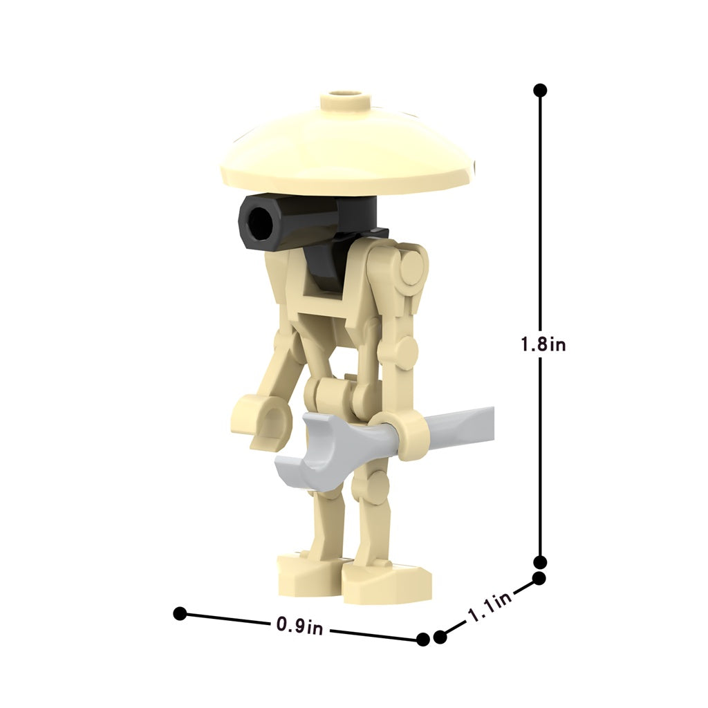 6 x DUM-series Pit Droid custom Star Wars Minifigure