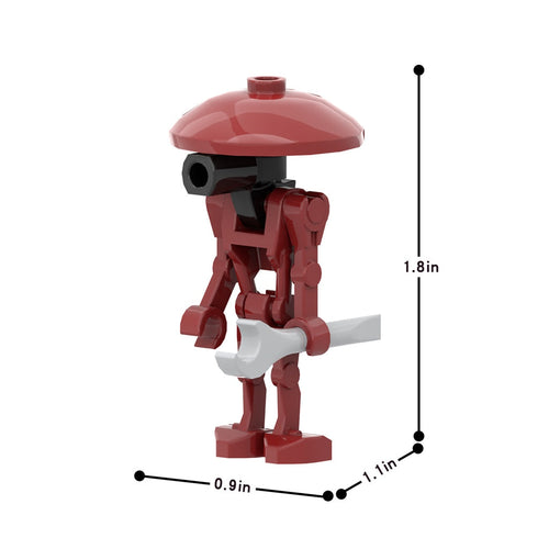 6 x DUM-series Pit Droid custom Star Wars Minifigure