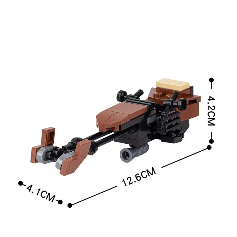 712-AvA Speeder Bike with Scout Trooper Star Wars MOC