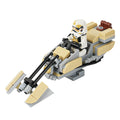 Zephyr-G Swoop Bike with Sandtrooper Star Wars MOC