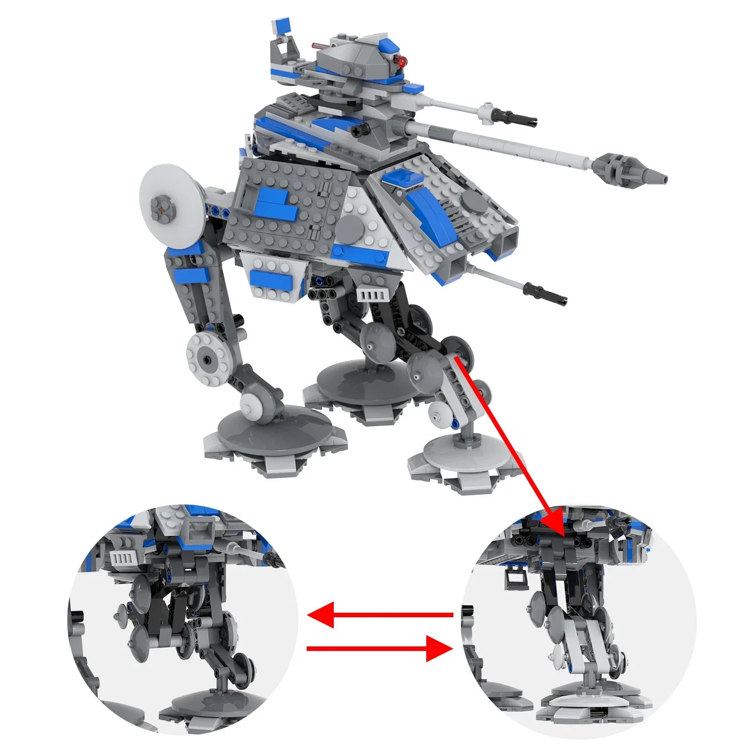 All Terrain Attack Pod (AT-AP) Custom Star Wars MOC