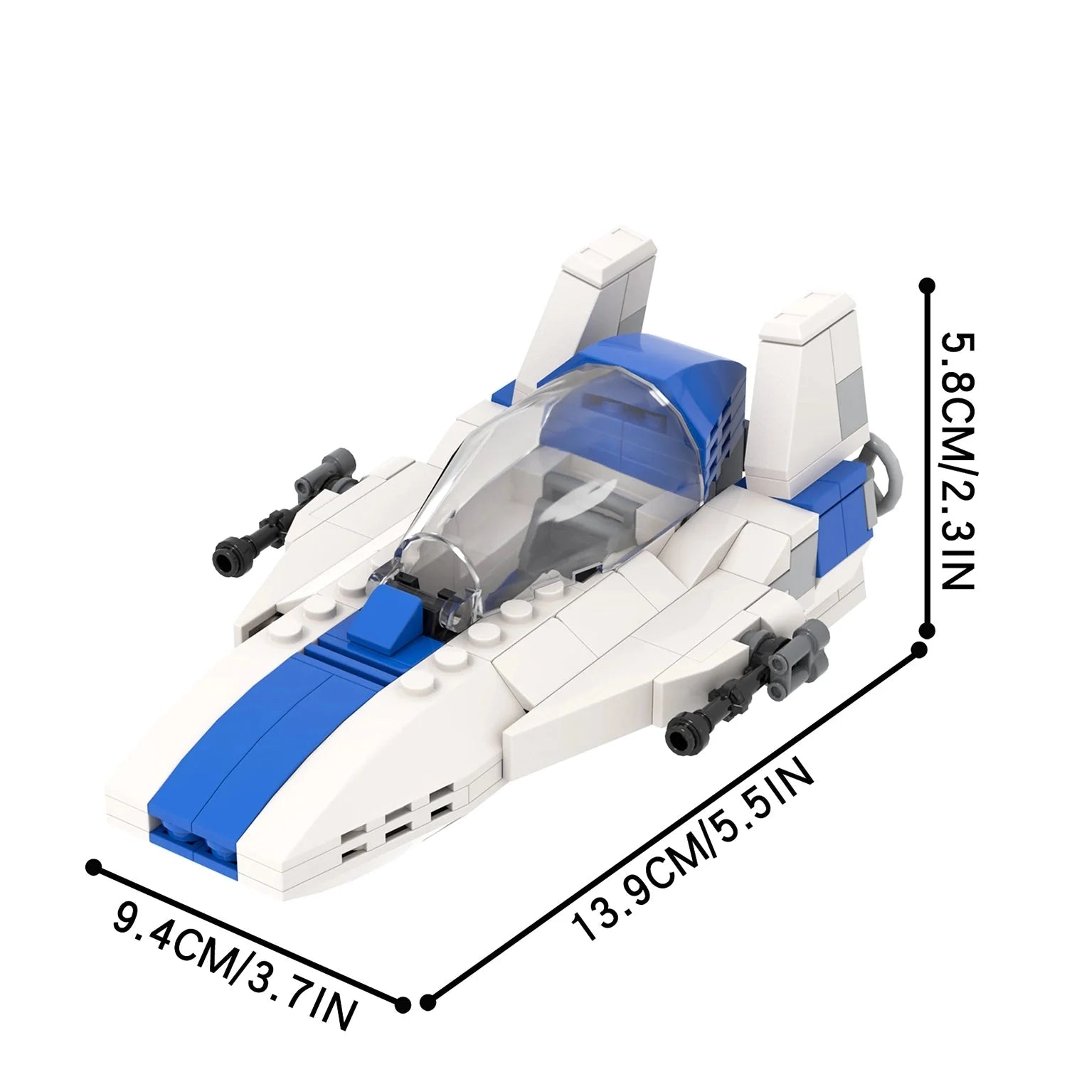 A-Wing Starfighter Custom Star Wars MOC