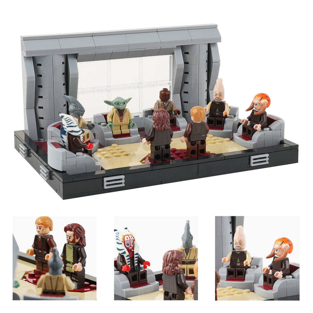 Jedi Council Chambers Custom Star Wars MOC - Minifigure Bricks