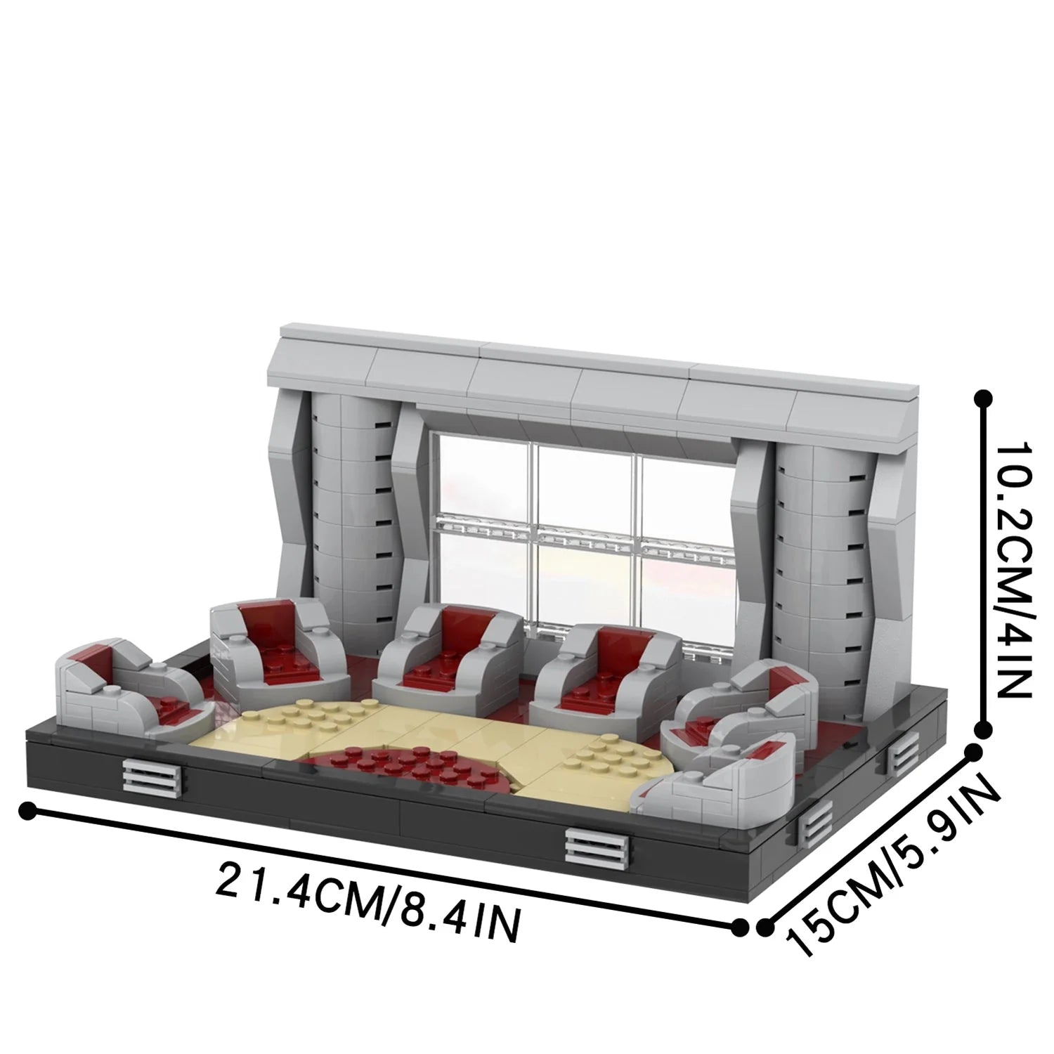Jedi Council Chambers Custom Star Wars MOC - Minifigure Bricks