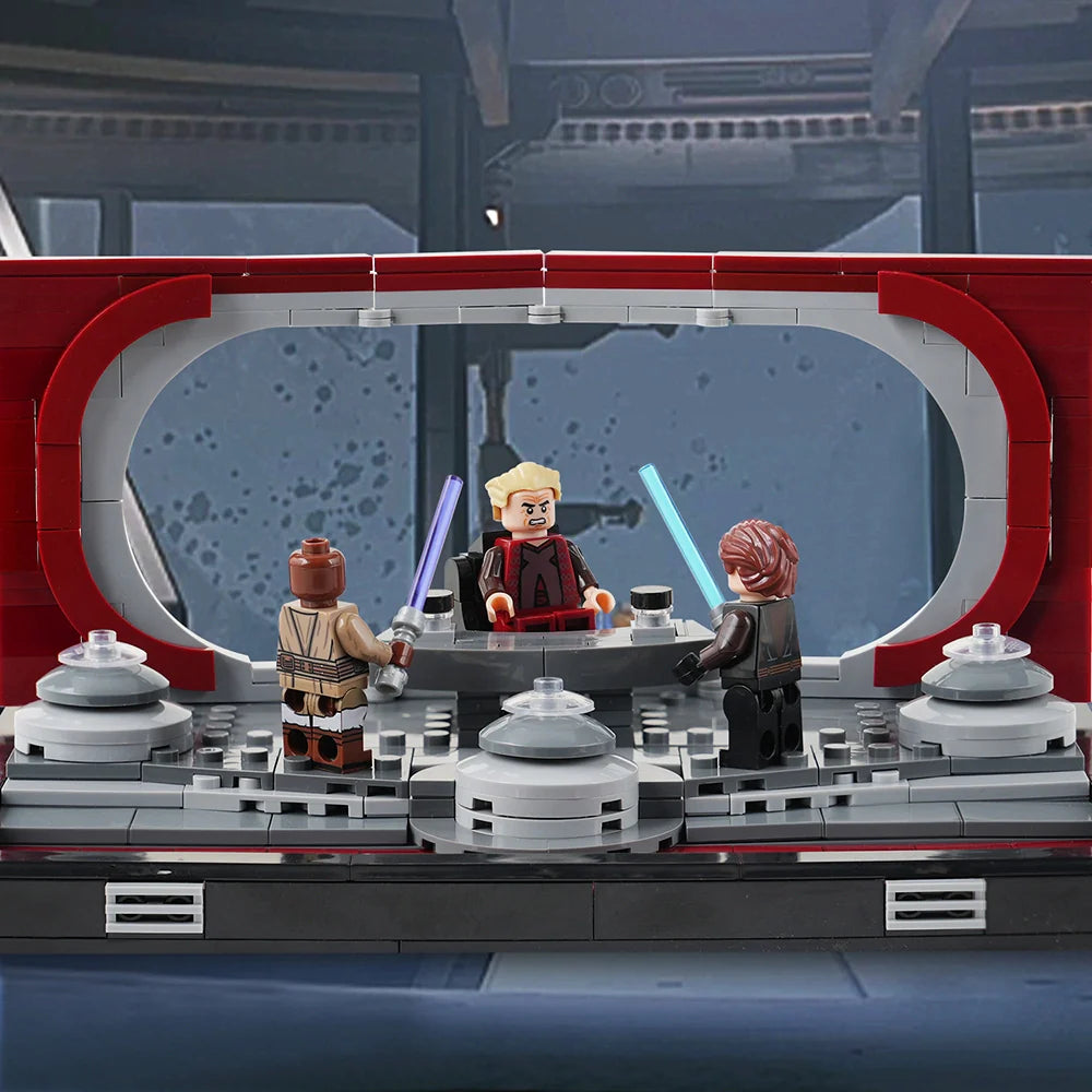 Duel in Palpatine's Office Custom Star Wars MOC - Minifigure Bricks
