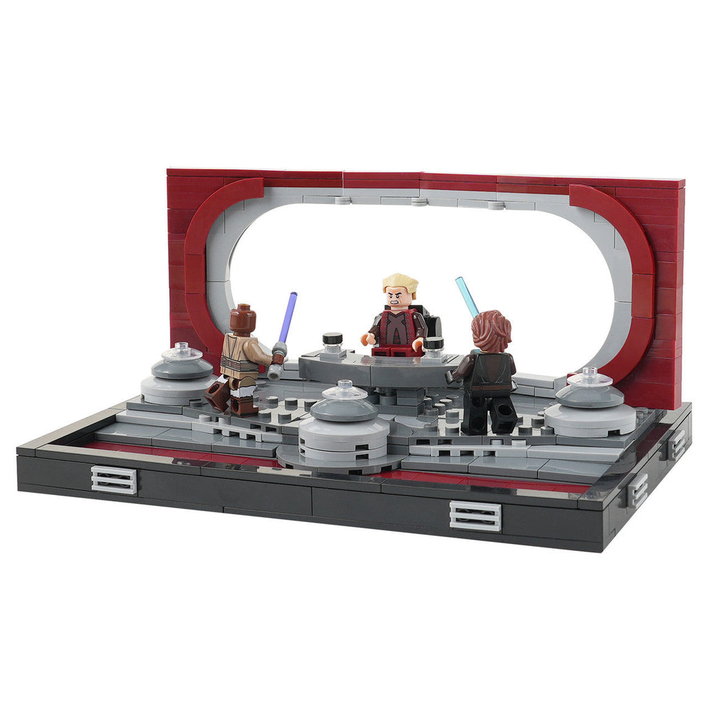 Duel in Palpatine's Office Custom Star Wars MOC - Minifigure Bricks