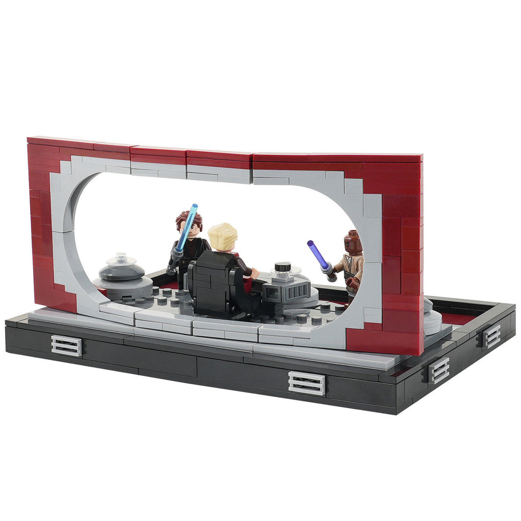 Duel in Palpatine's Office Custom Star Wars MOC - Minifigure Bricks