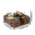Military Battlefield Trenches MOC Set - Minifigure Bricks