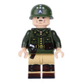 WW2 US Army General Patton Custom Minifigure - Minifigure Bricks