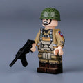 WW2 US Army 82nd Airborne Paratrooper Soldier Custom Minifigure - Minifigure Bricks