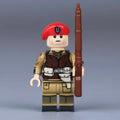WW2 British Airborne Parachute Regiment Riflemen Custom Military Minifigure - Minifigure Bricks