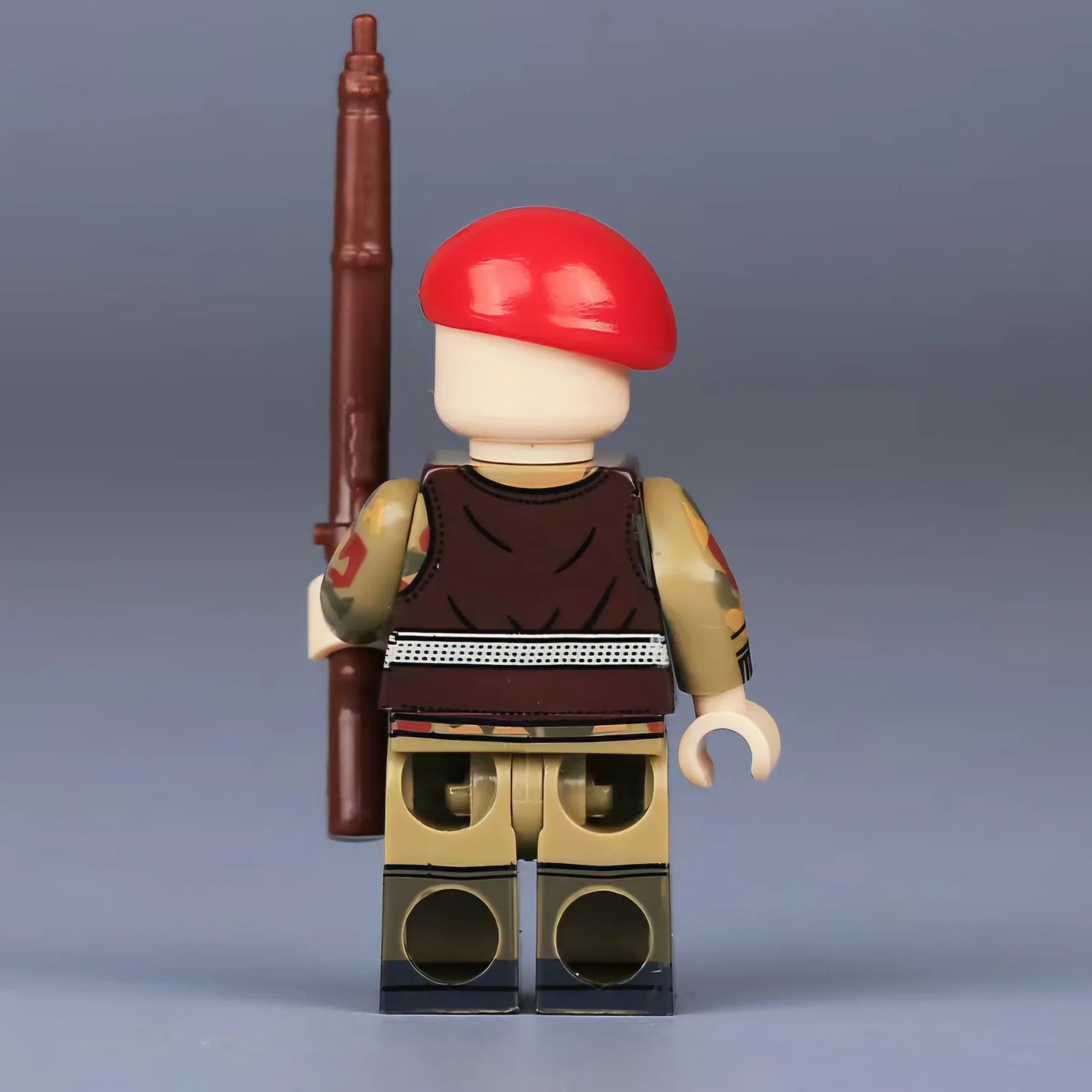 WW2 British Airborne Parachute Regiment Riflemen Custom Military Minifigure - Minifigure Bricks