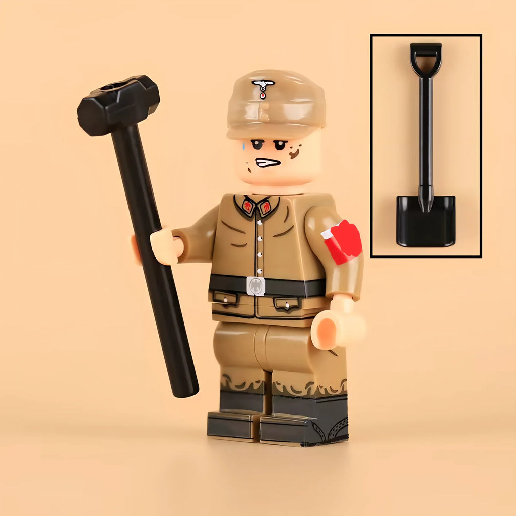 WW2 German Engineer Unit Solider Custom Military Figure