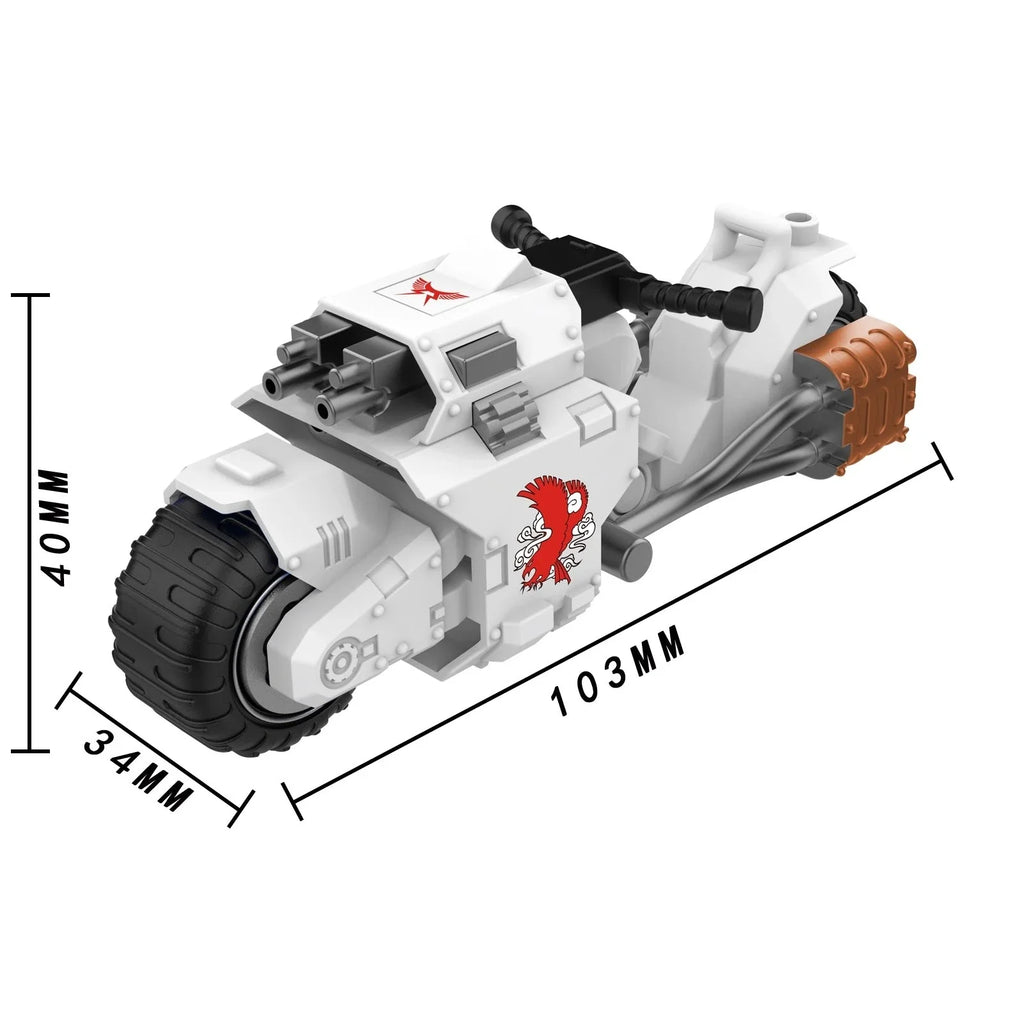 White Scars Space Marine Outriders Warhammer 40K Minifigure - Minifigure Bricks