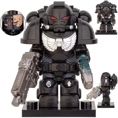 Iron Hands Space Marine Warhammer 40K Minifigure - Minifigure Bricks