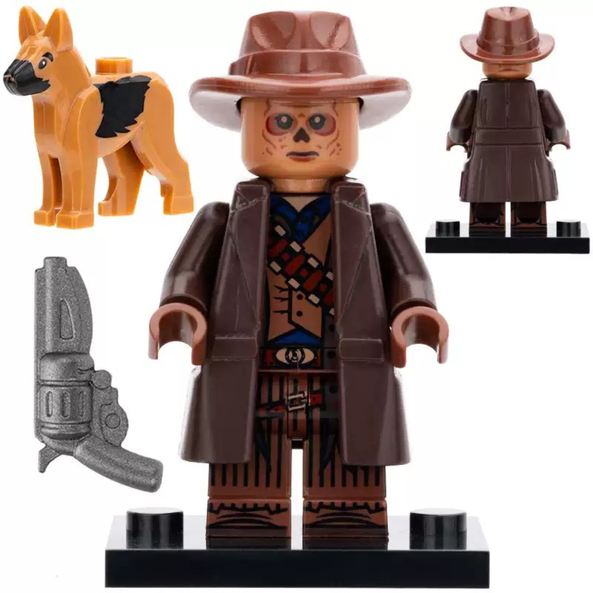 Cooper Howard (Ghoul) Custom Fallout Minifigure - Minifigure Bricks