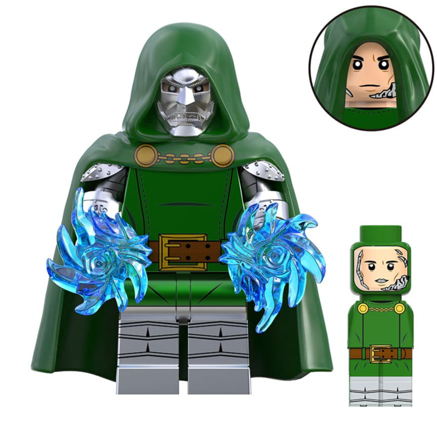 Dr Doom Custom Marvel Supervillain Minifigure - Minifigure Bricks
