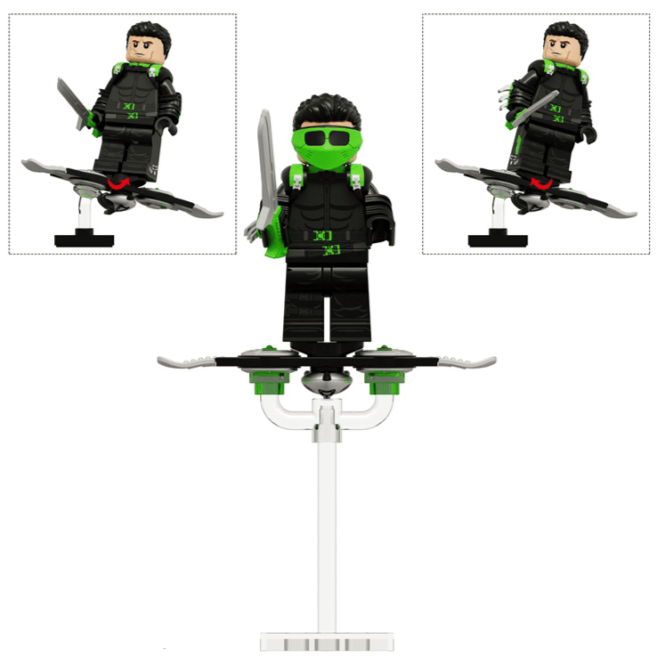 Green Goblin (Harry Osborn) Custom Marvel Superhero Minifigure - Minifigure Bricks