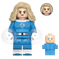Invisible Woman (Fantastic Four First Steps) Custom Marvel Superhero Minifigure - Minifigure Bricks