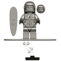 Silver Surfer (First Steps) Custom Marvel Superhero Minifigure - Minifigure Bricks