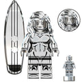 Female Silver Surfer (First Steps) Custom Marvel Superhero Minifigure - Minifigure Bricks