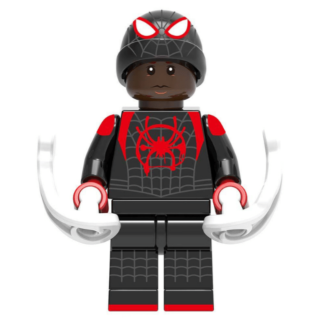 Spider-Man (Miles Morales) Custom Marvel Superhero Minifigure - Minifigure Bricks