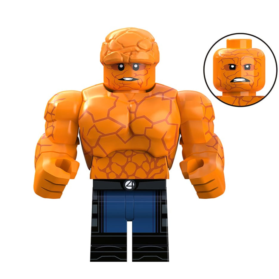 Thing (2005) Fantastic Four Custom Marvel Superhero Minifigure - Minifigure Bricks