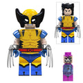 Wolverine (Classic) Custom Marvel Superhero Minifigure - Minifigure Bricks
