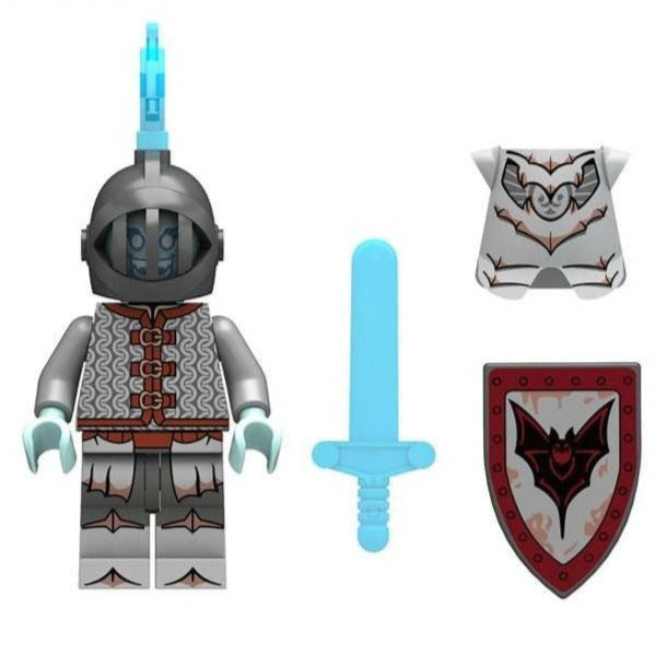 Fright Knight Medieval Knight Custom Soldier Minifigure