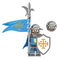 Knight of the Order of Jerusalem Bannerman Custom Minifigure - Minifigure Bricks