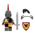 Raven Medieval Knight Custom Soldier Minifigure - Minifigure Bricks