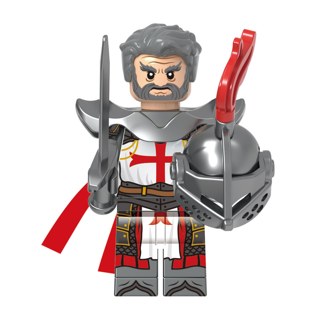 Temple Knight Custom Minifigure - Minifigure Bricks