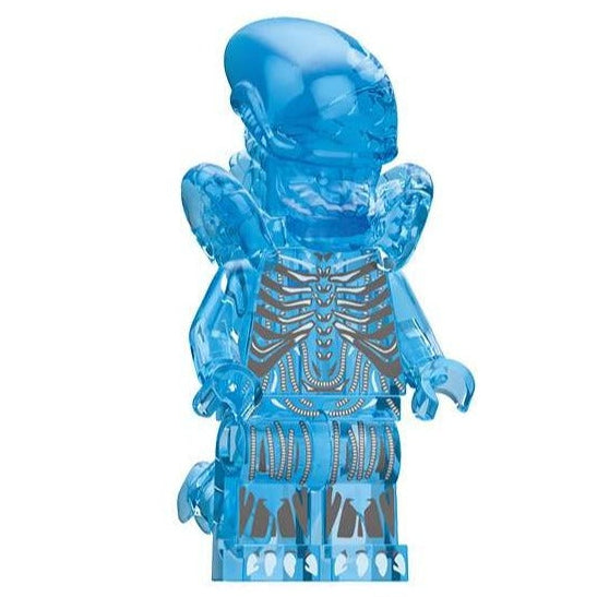 Aliens Transparent Blue Xenomorph Minifigure