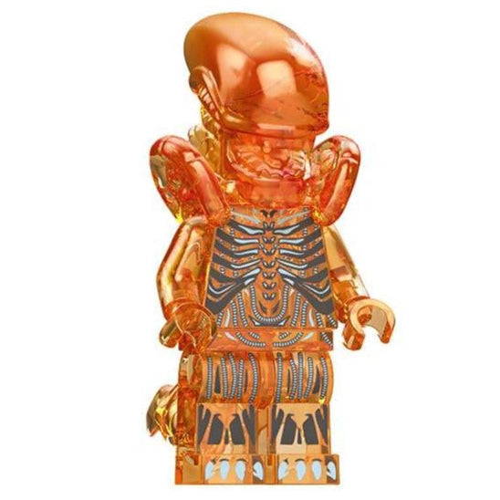 Aliens Transparent Orange Xenomorph Minifigure