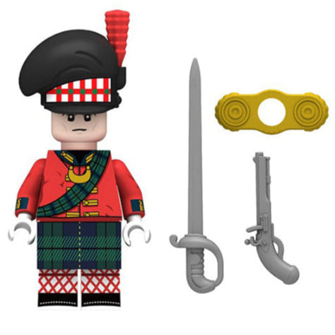 Officer of the Highland Infantry Scottish Soldier Minifigure