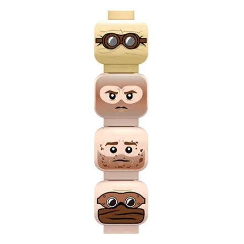 Minifigure Heads Custom Accessory - Minifigure Bricks