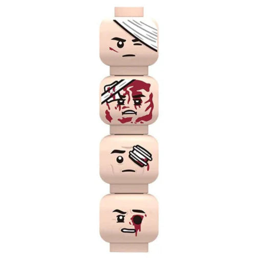 Minifigure Heads Custom Accessory - Minifigure Bricks
