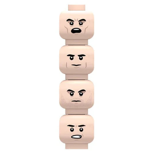 Minifigure Heads Custom Accessory - Minifigure Bricks