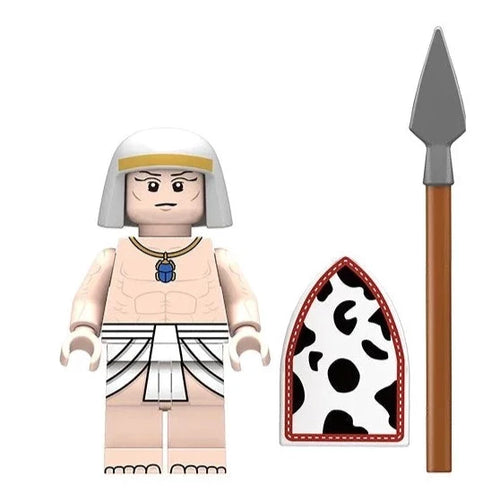 Ancient Egyptian Spearman Custom Minifigure - Minifigure Bricks