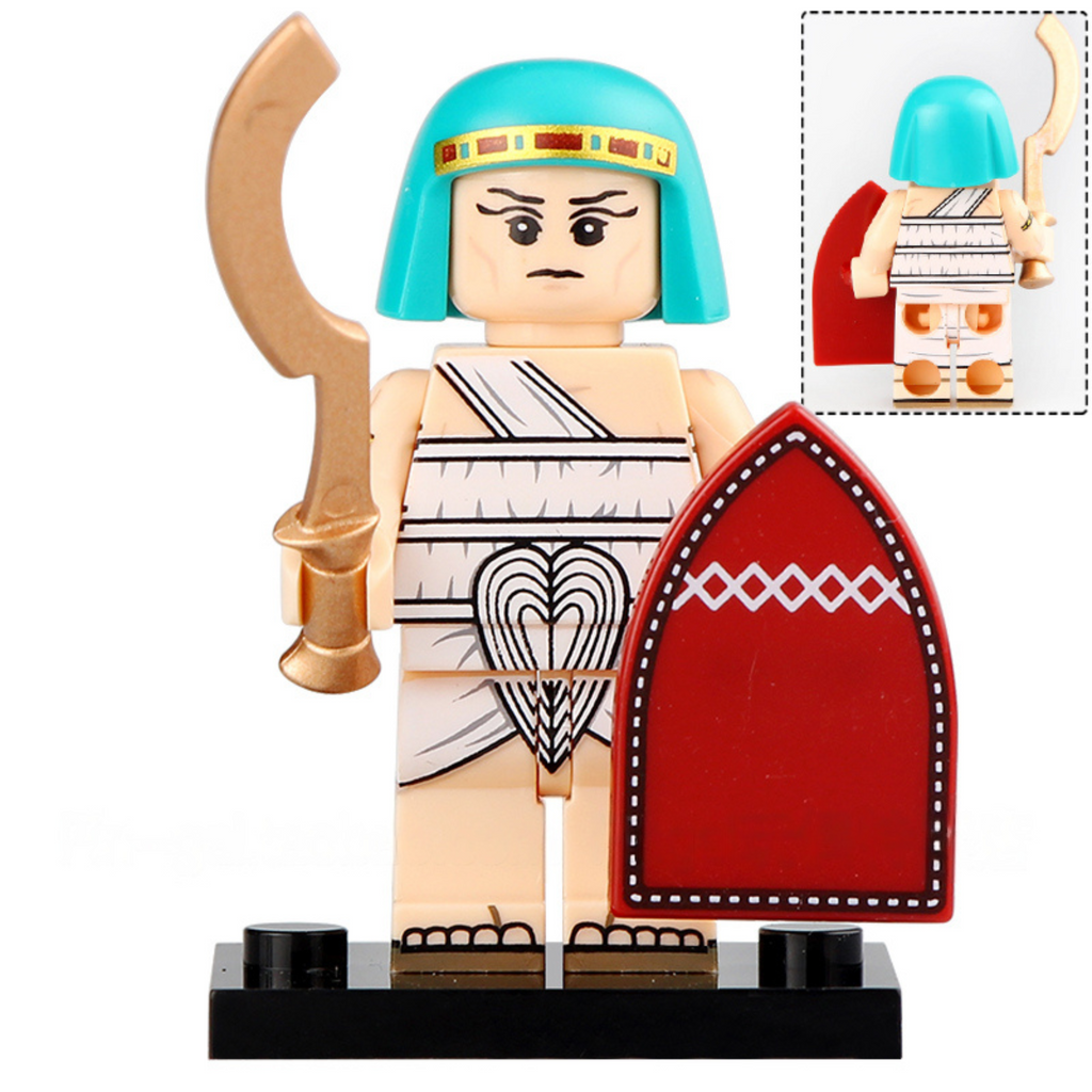 Ancient Egyptian Pharaoh Guard Minifigure - Minifigure Bricks