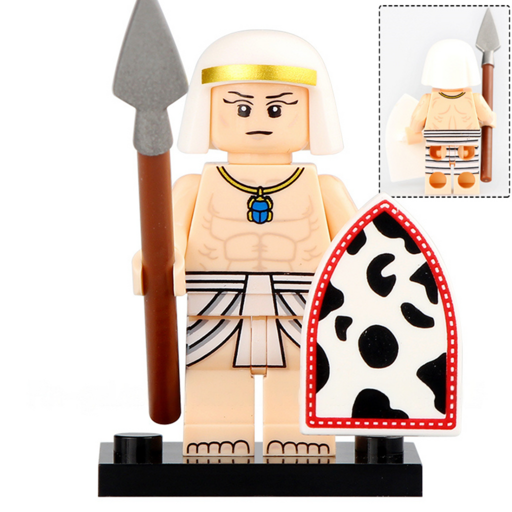 Ancient Egyptian Spearman Custom Minifigure - Minifigure Bricks