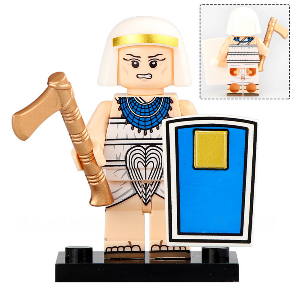 Ancient Egyptian Infantry Soldier Minifigure - Minifigure Bricks