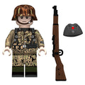 WW2 German Erbsenmuster Infantry Soldier Custom Minifigure - Minifigure Bricks